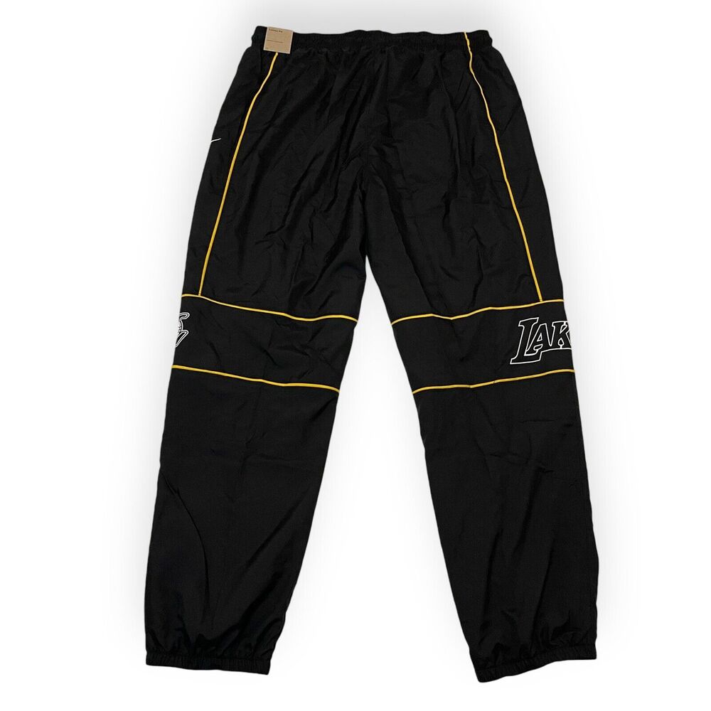 Nike Los Angeles Lakers Woven Dri-Fit Pants Black NBA 75th Anniversary Size XL - Picture 4 of 12